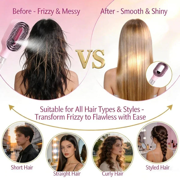 Cepillo Mágico 2en1 para Cabello